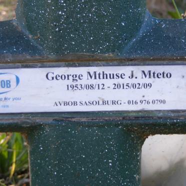 MTETO George Mthuse J. 1953-2015