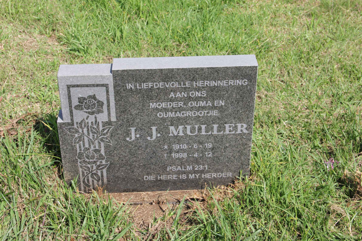 MULLER J.J. 1910-1998