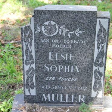 MULLER Elsie Sophia nee FOUCHE 1895-1972
