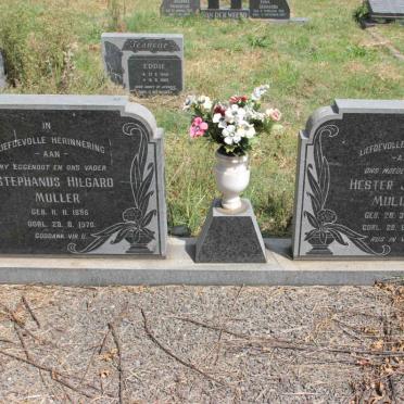 MULLER Stephanus Hilgard 1895-1970 &amp; Hester Johanna 1899-1987