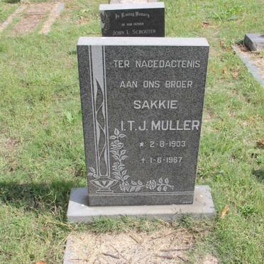 MULLER I.T.J. 1903-1967