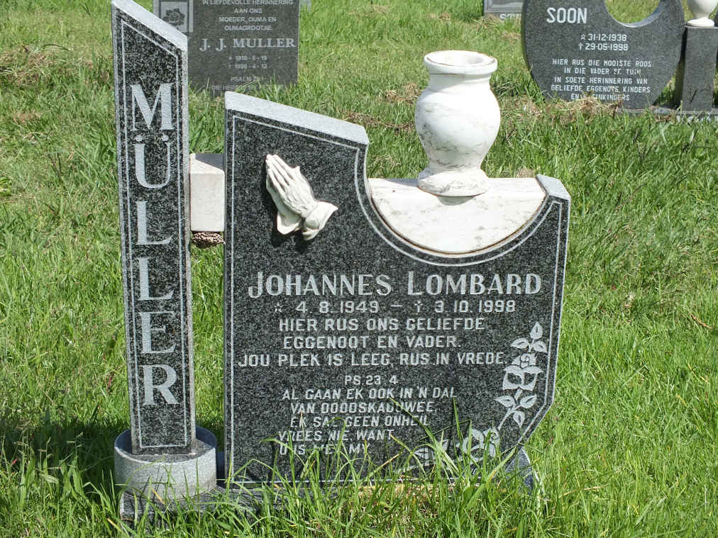 MÜLLER Johannes Lombard 1949-1998