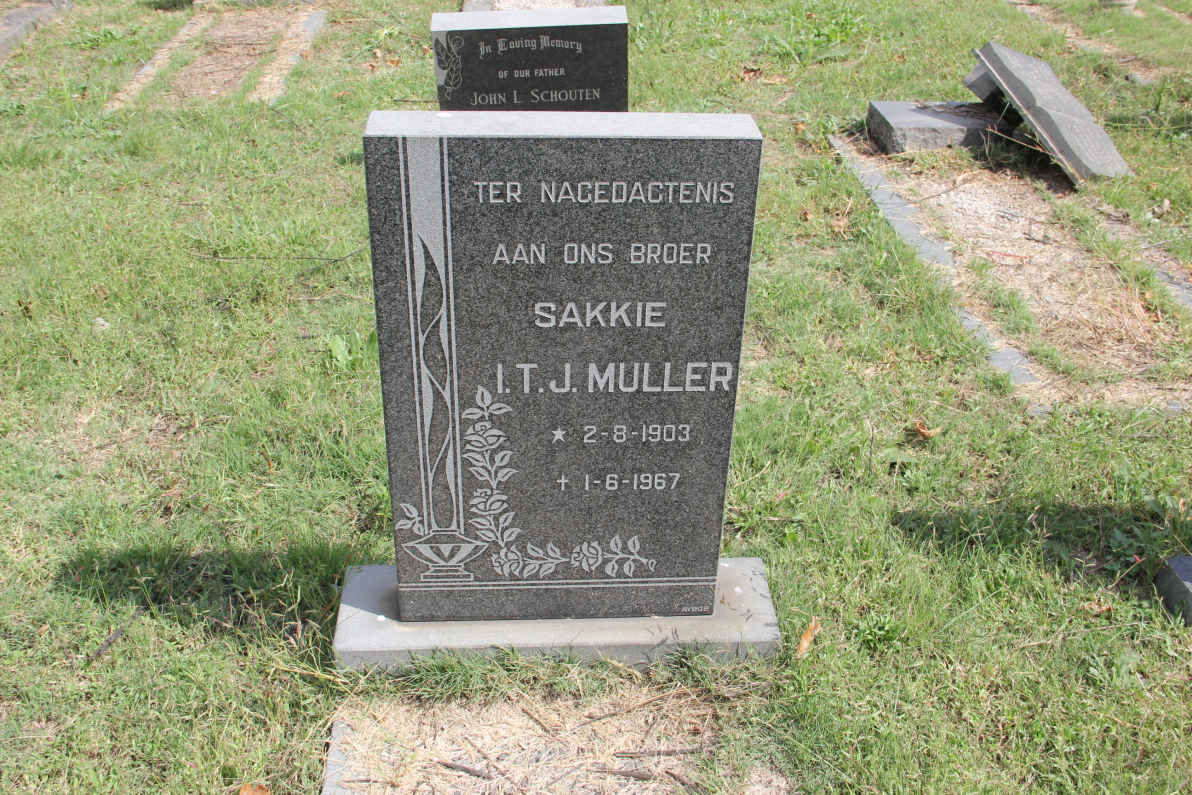 MULLER I.T.J. 1903-1967