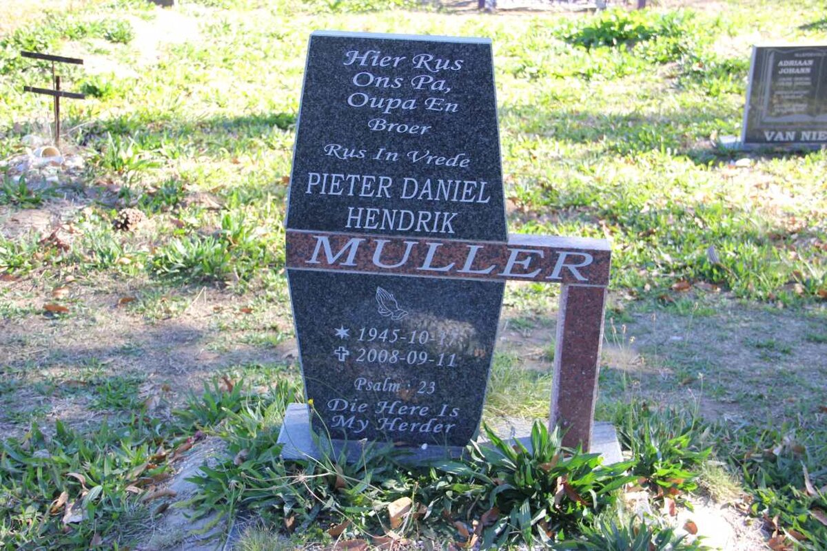 MULLER Pieter Daniel Hendrik 1945-2008