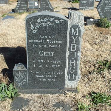 MYBURGH Gert 1924-1982