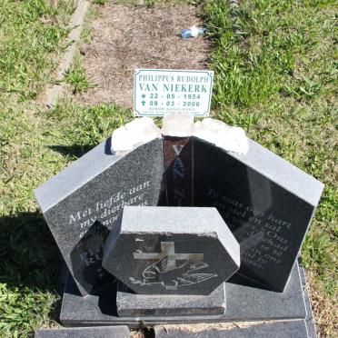 NIEKERK Philippus Rudolph, van 1954-2006