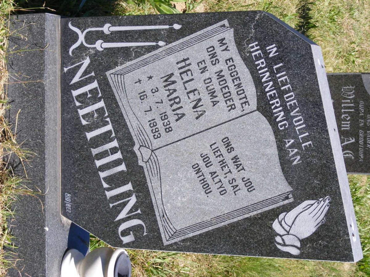 NEETHLING Helena Maria 1938-1993