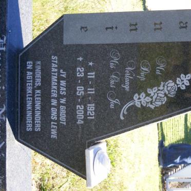 NAUDÉ Hannie 1921-2004