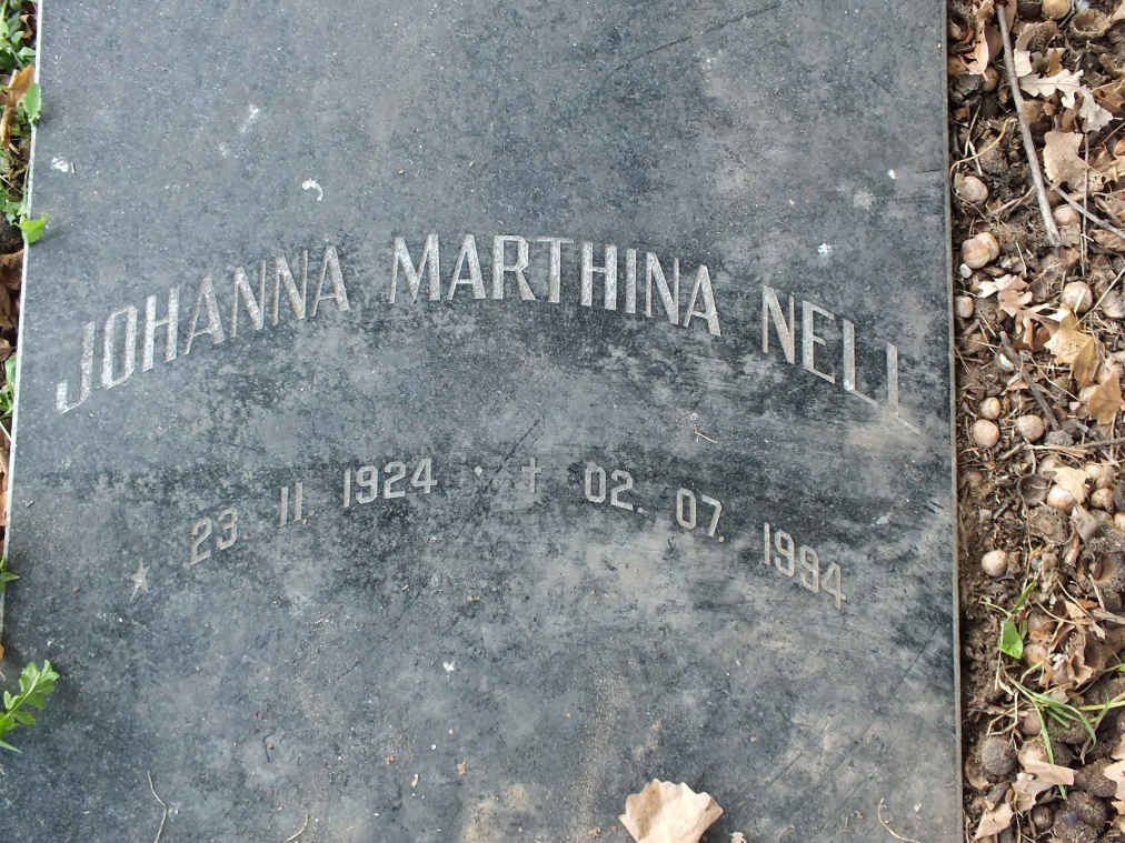 NELL Johanna Marthina 1924-1994