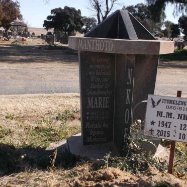 NKOE Manthoto Marie 1947-2015