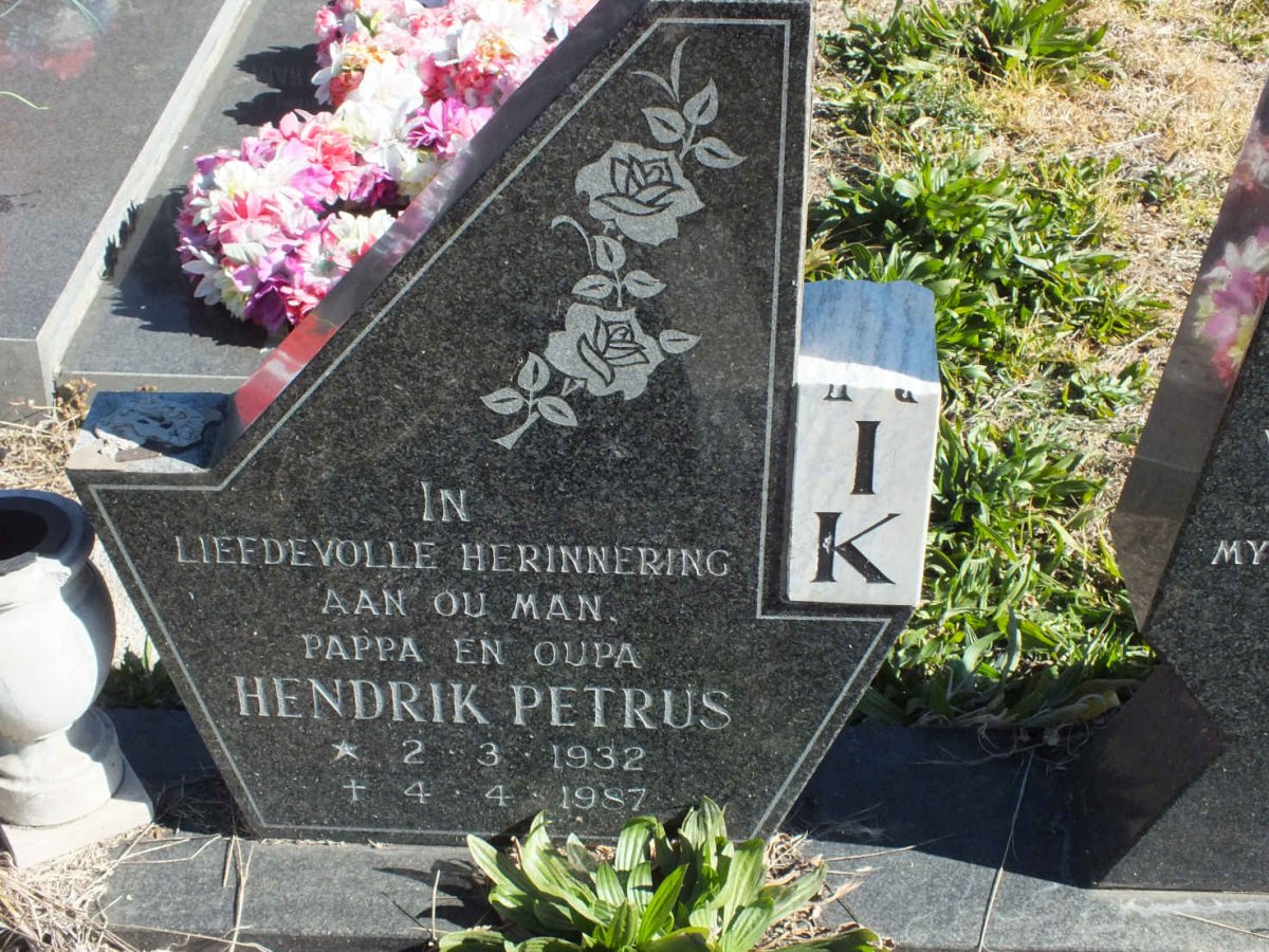 NEL Hendrik Petrus 1932-1987