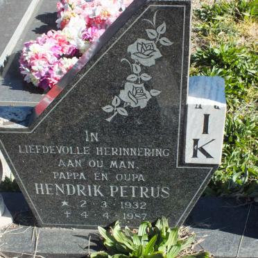 NEL Hendrik Petrus 1932-1987
