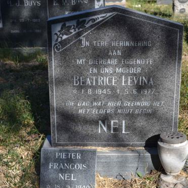 NEL Pieter Francois 1940- &amp; Beatrice Levina 1945-1977