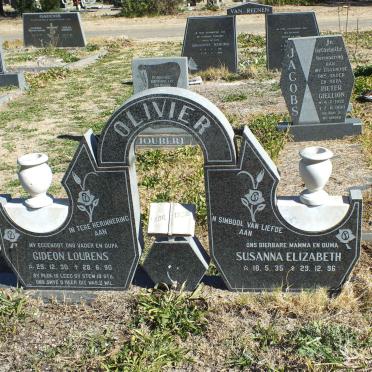 OLIVIER Gideon Lourens 1930-1990 &amp; Susanna Elizabeth 1935-1996