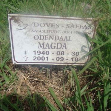 ODENDAAL Magda 1940-2001