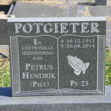 POTGIETER Petrus Hendrik 1913-2014