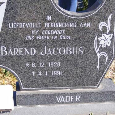 PREEZ Barend Jacobus, du 1928-1991 &amp; Maria Hendrika 1930-