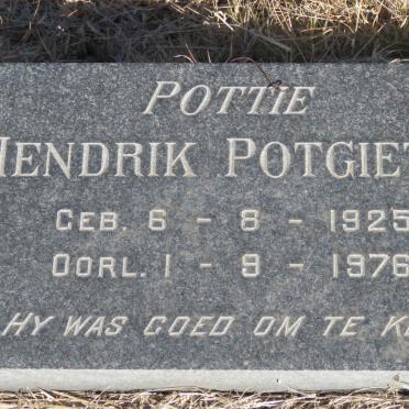 POTGIETER Hendrik 1925-1976 &amp; C.M. 1926-1989