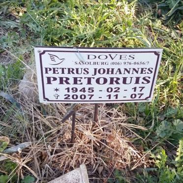 PRETORIUS Petrus Johannes 1945-2007