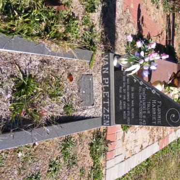 PLETZEN Everhardus Georg Frederik, van 1934-2001 &amp; Florrie Harriet PELSER 1943-1987