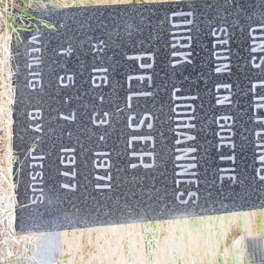 PELSER Dirk Johannes 1971-1977