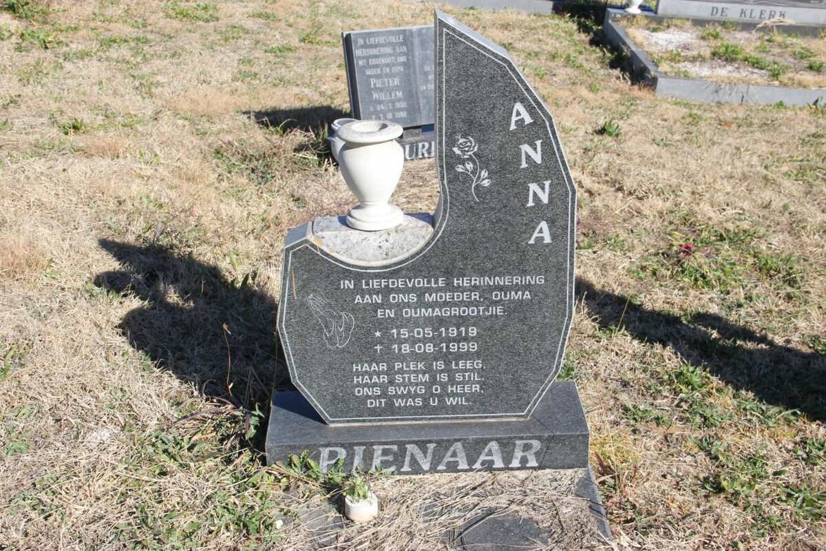 PIENAAR Anna 1919-1999
