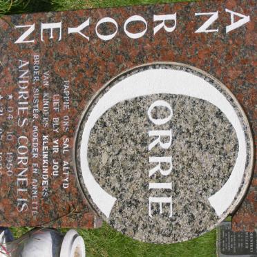 ROOYEN Andries Cornelis, van 1950-1998