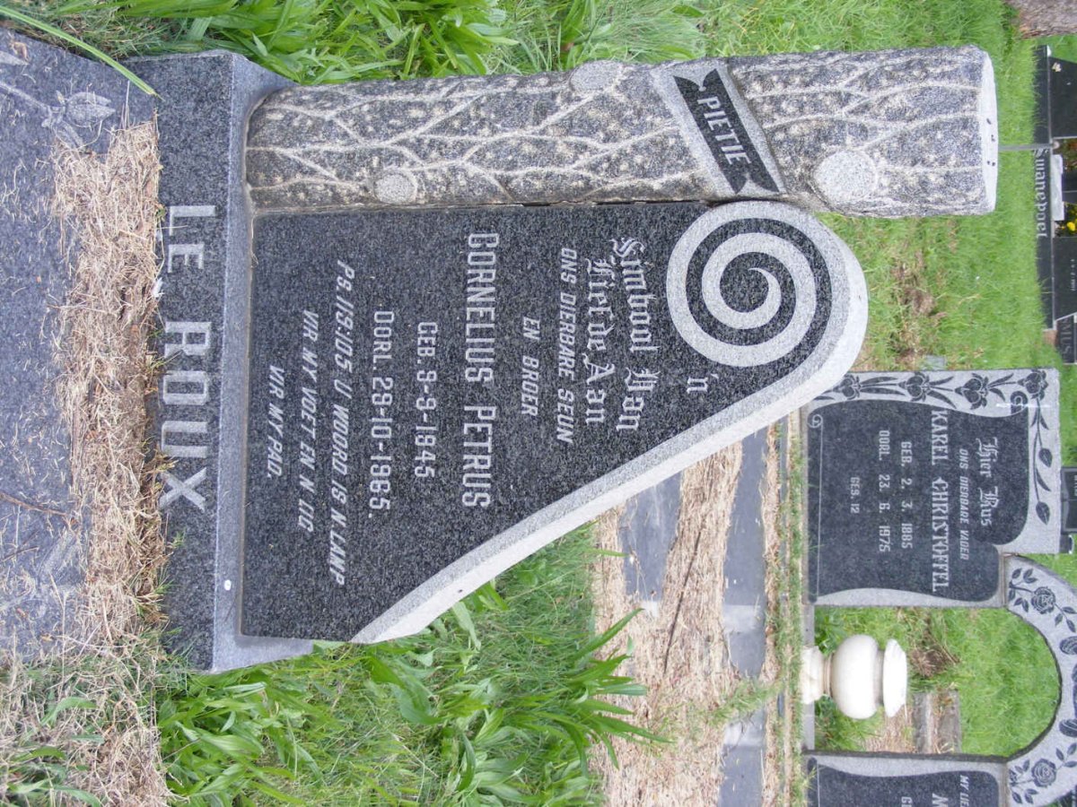 ROUX Cornelius Petrus, le 1945-1965