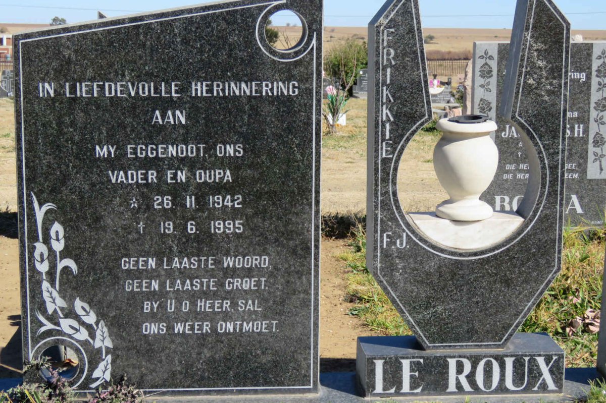 ROUX F.J., le 1942-1995