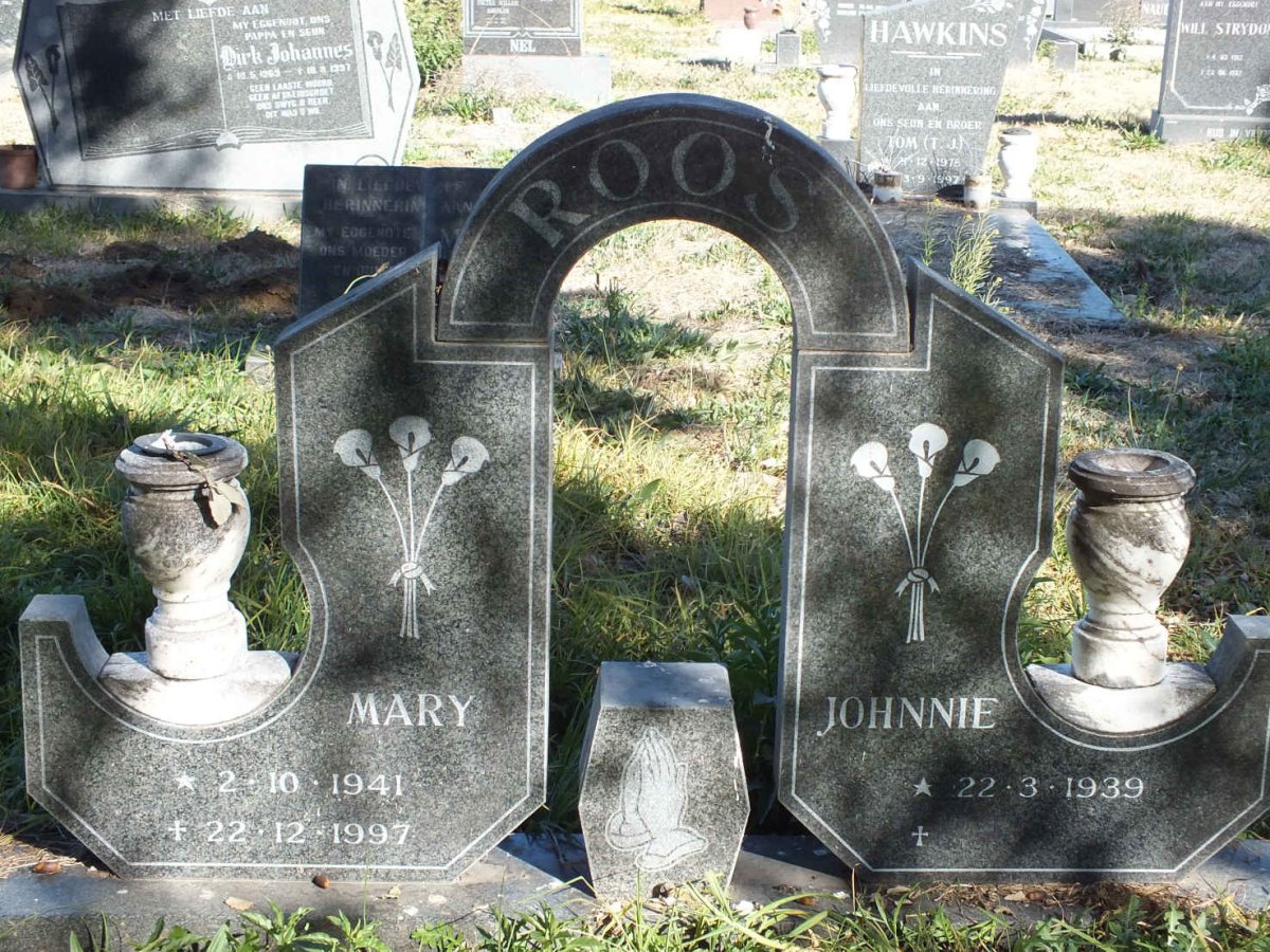 ROOS Johnnie 1939- &amp; Mary 1941-1997