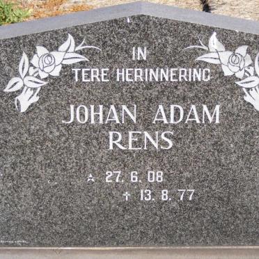 RENS Johan Adam 1908-1977