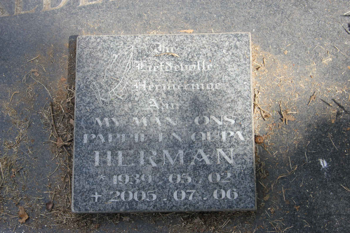 REDELINGHUYS Herman 1939-2005 :: REDELINGHUYS Connie Z.C. 1960-1973