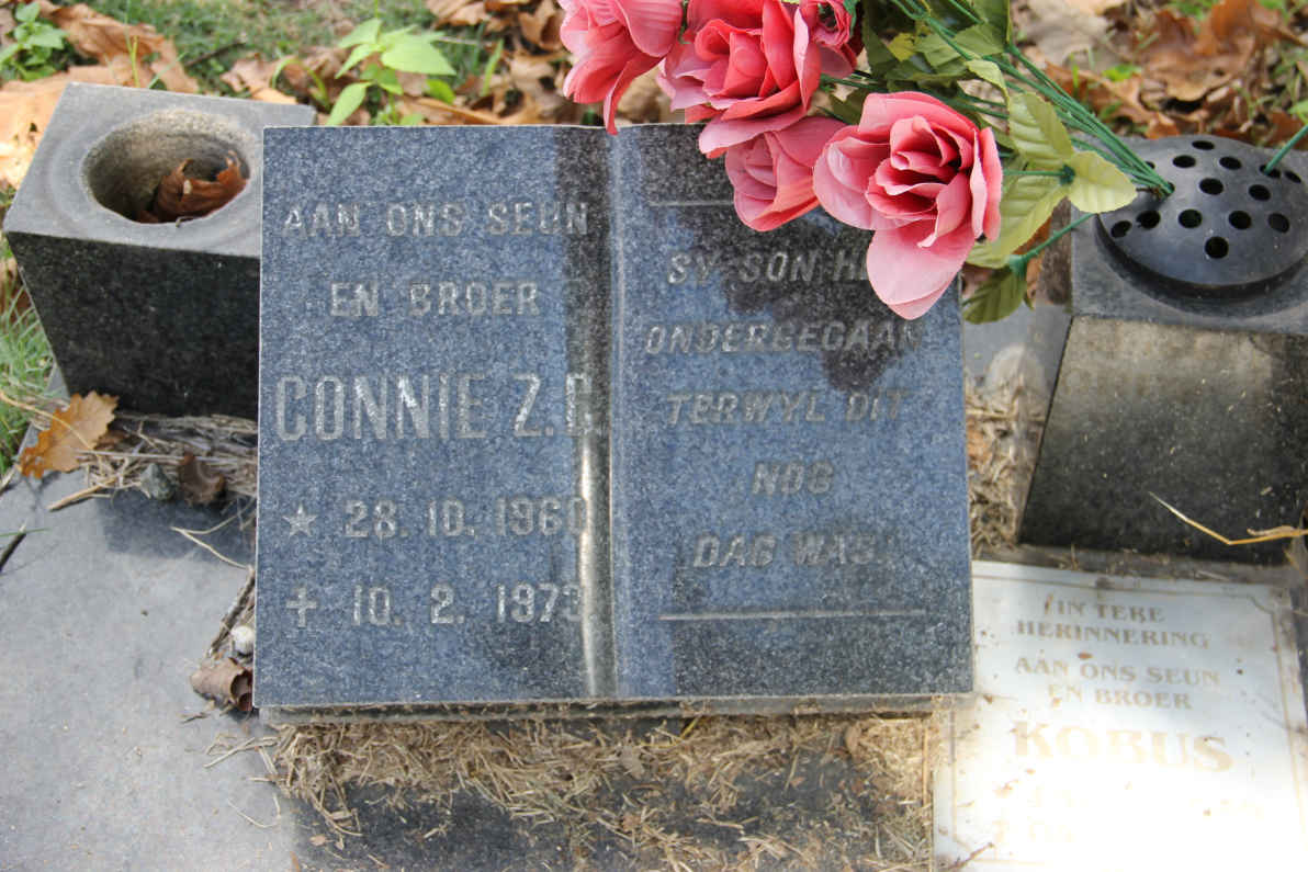 REDELINGHUYS Connie Z.C. 1960-1973