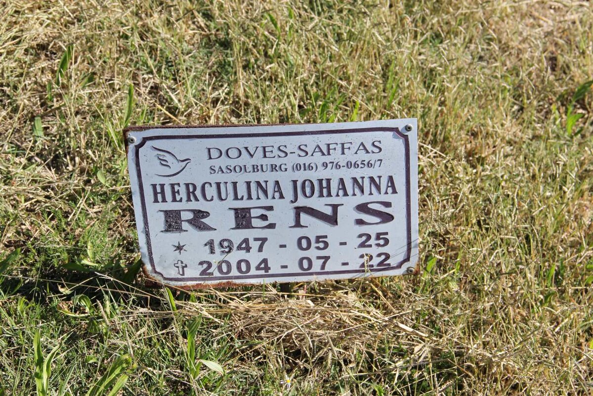 RENS Herculina Johanna 1947-2004