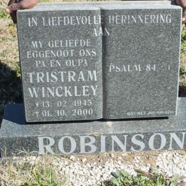 ROBINSON Tristram Winckley 1945-2000