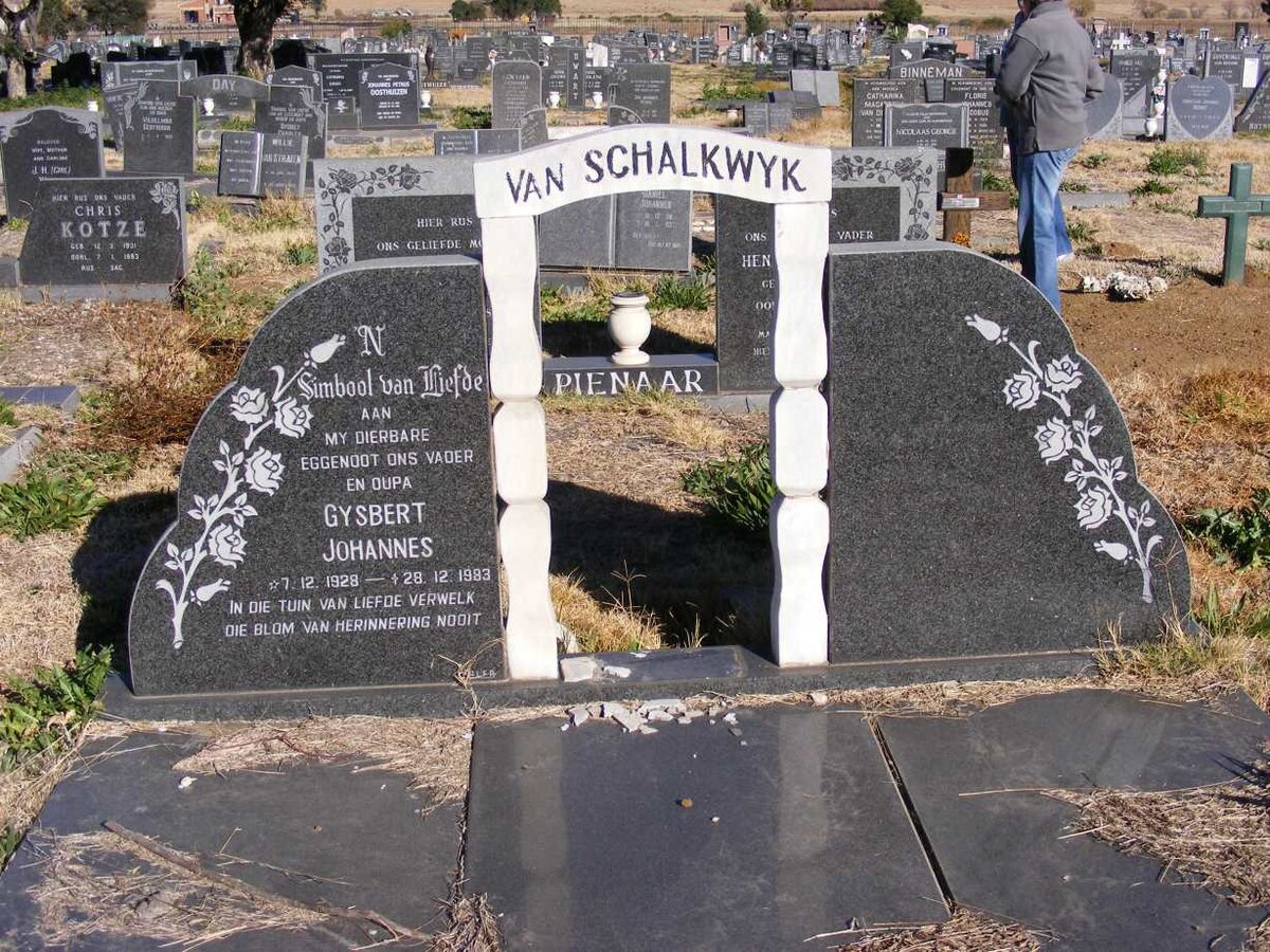 SCHALKWYK Gysbert Johannes, van 1928-1983