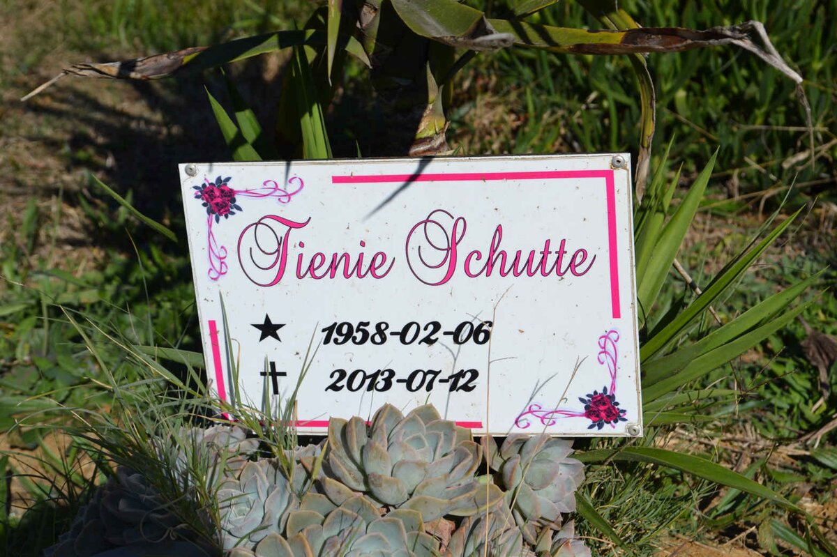 SCHUTTE Tienie 1958-2013