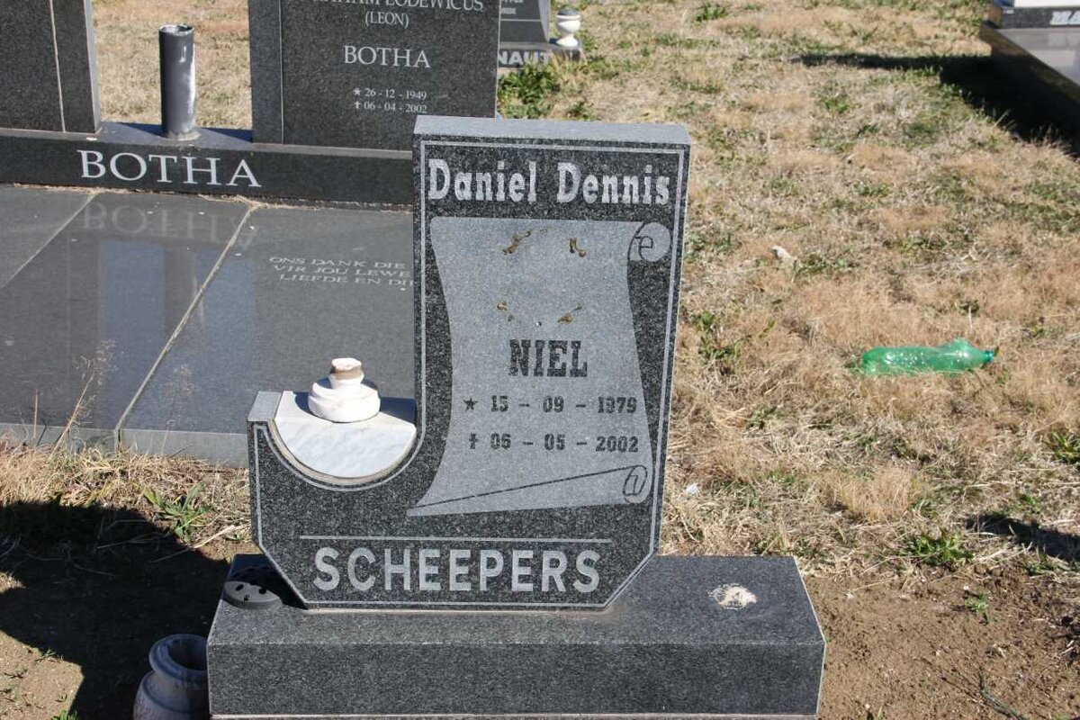 SCHEEPERS Daniel Dennis 1979-2002