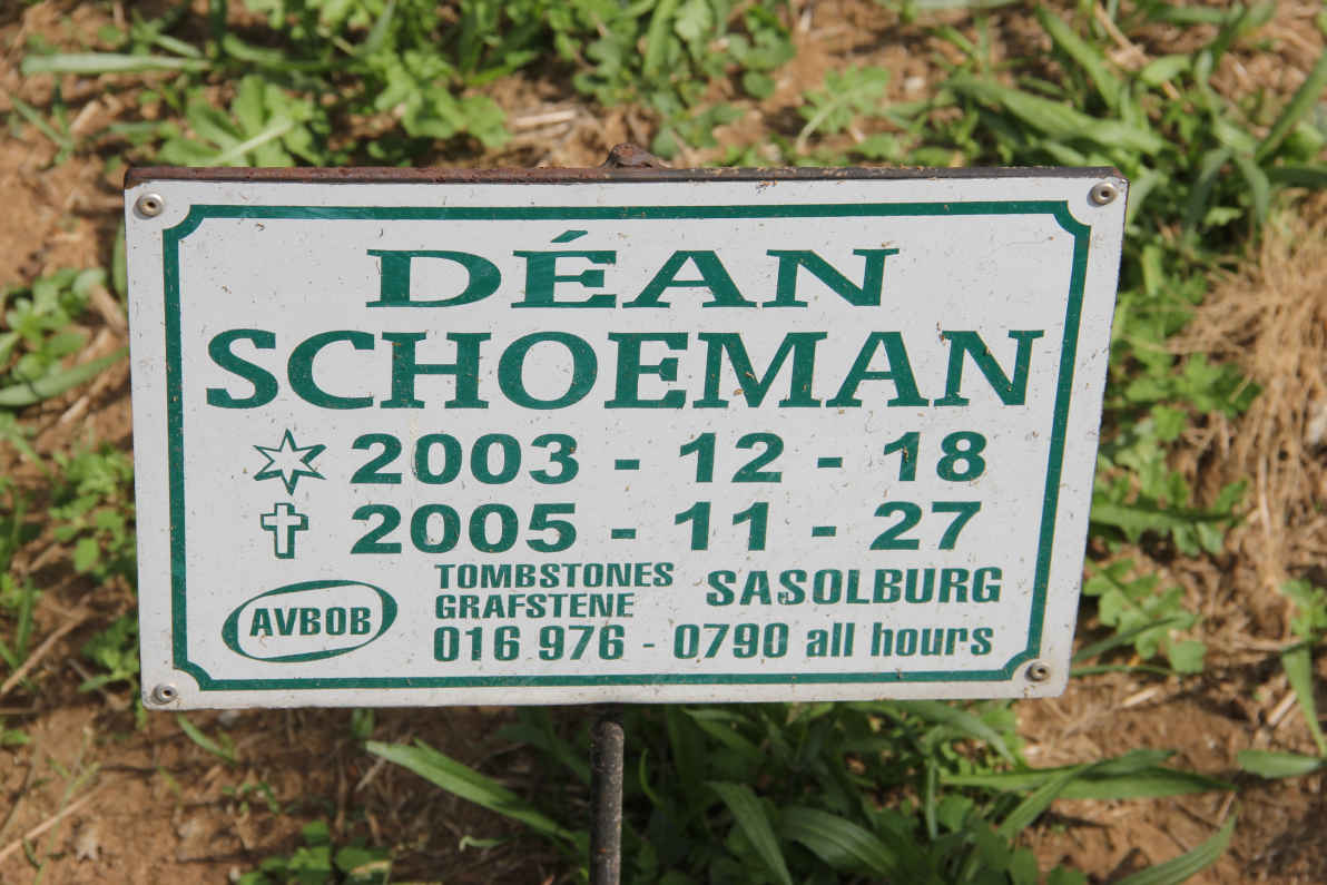 SCHOEMAN Dean 2003-2005