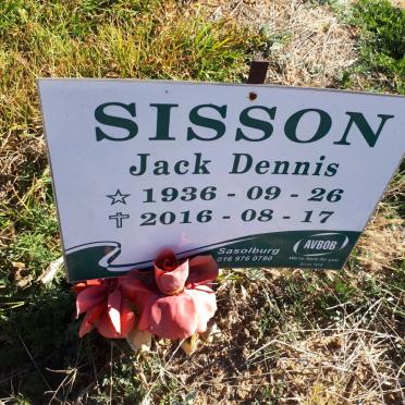SISSON Jack Dennis 1936-2016