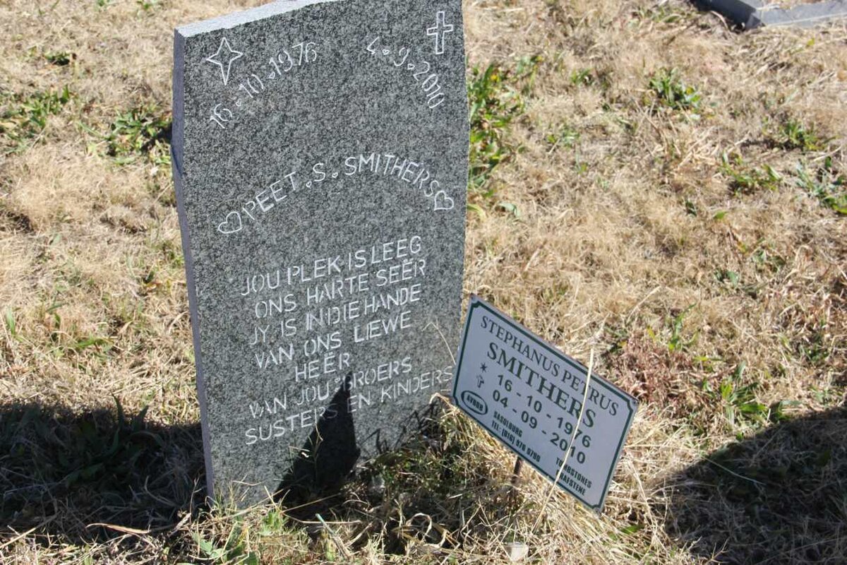 SMITHERS Stephanus Petrus 1976-2010