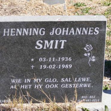 SMIT Henning Johannes 1936-1989