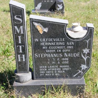 SMITH Stephanus Naudé 1926-1992