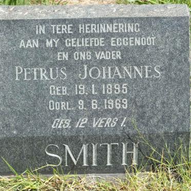 SMITH Petrus Johannes 1895-1963