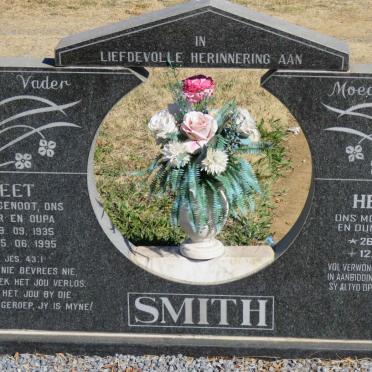 SMITH Peet 1935-1995 &amp; Hennie 1940-2017