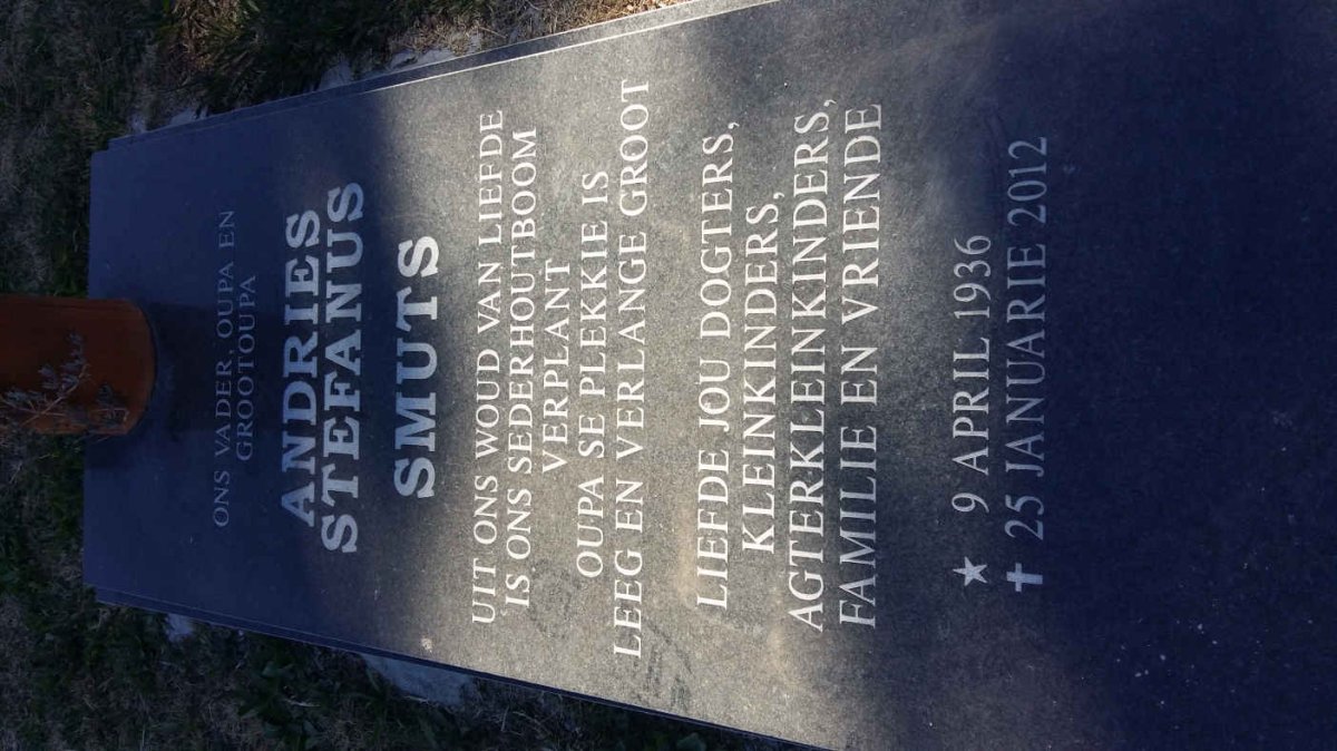SMUTS Andries Stefanus 1936-2012
