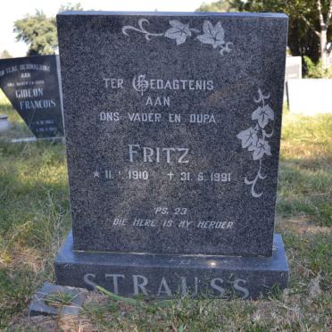 STRAUSS Fritz 1910-1991