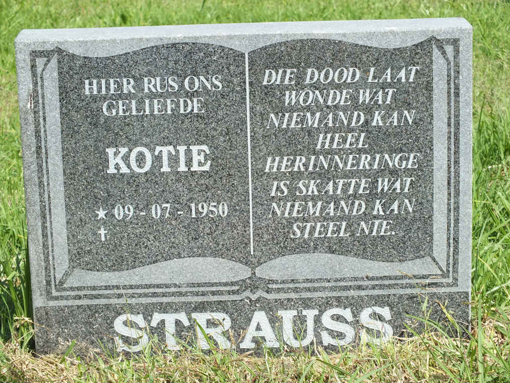 STRAUSS Kotie 1950-