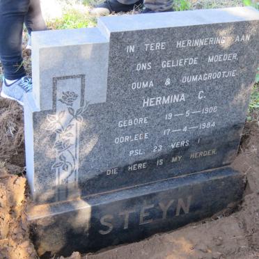 STEYN Hermina C. 1908-1984