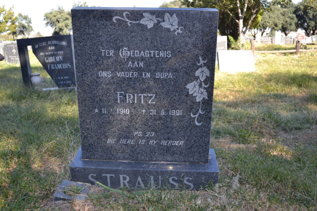 STRAUSS Fritz 1910-1991